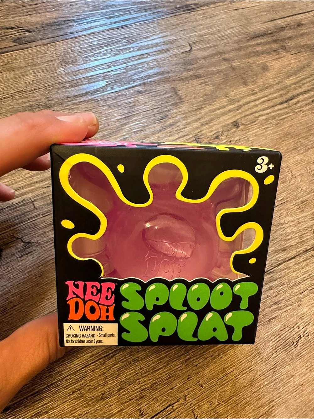 NeeDoh Splat Fidget Toy Pink New